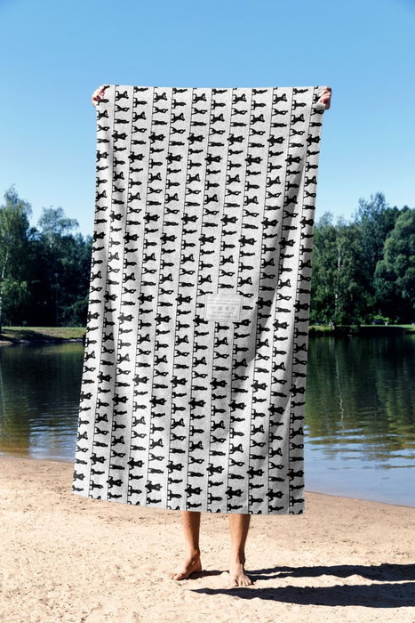Mjölnir 90 Toalla de Playa Multicolor 90x150 cm de Poliéster y Poliamida